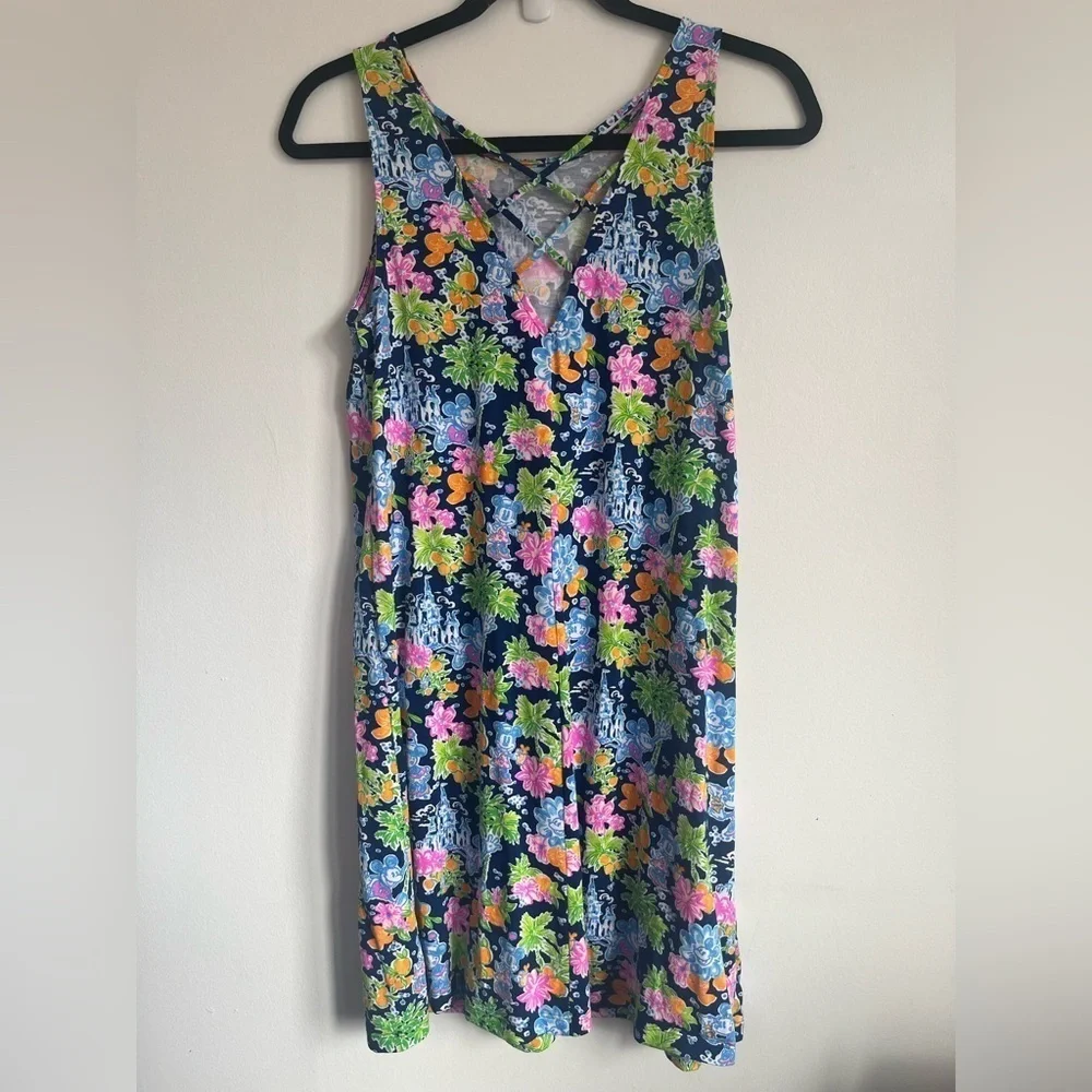 2024 Disney Parks Lilly Pulitzer Kristen Dress LILLY LOVES DISNEY - XS - Picture 4 of 9
